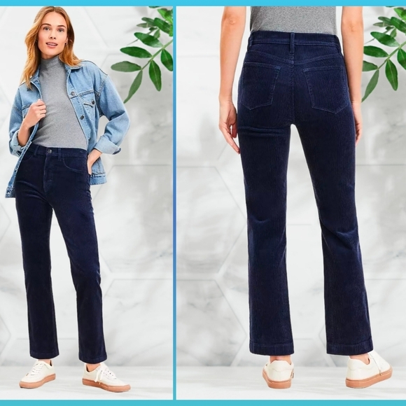 LOFT Pants - LOFT Women's Navy Syraight Corduroy Pants